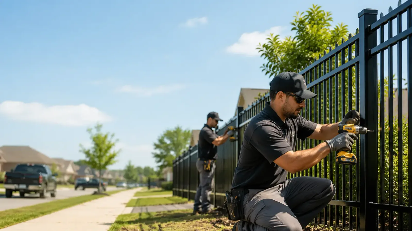Metal Fence Installation in Calhoun City, MS